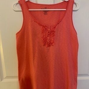 Faded Glory orange tank top. Size S